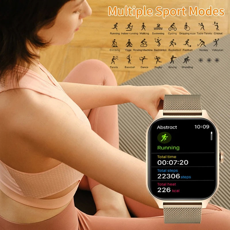 Sophisticated Women's Smartwatch for Fitness & Connectivity