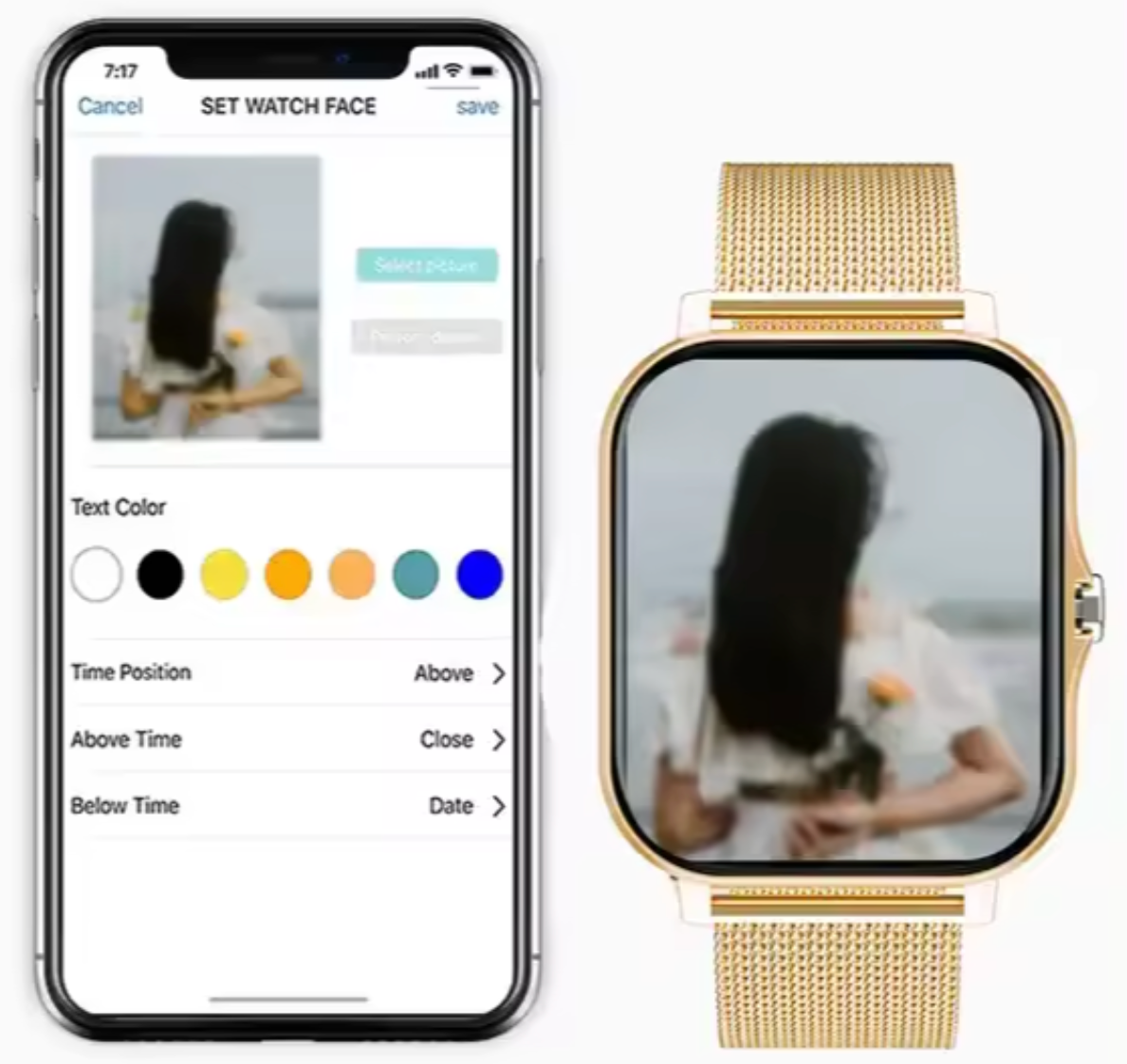 Sophisticated Women's Smartwatch for Fitness & Connectivity