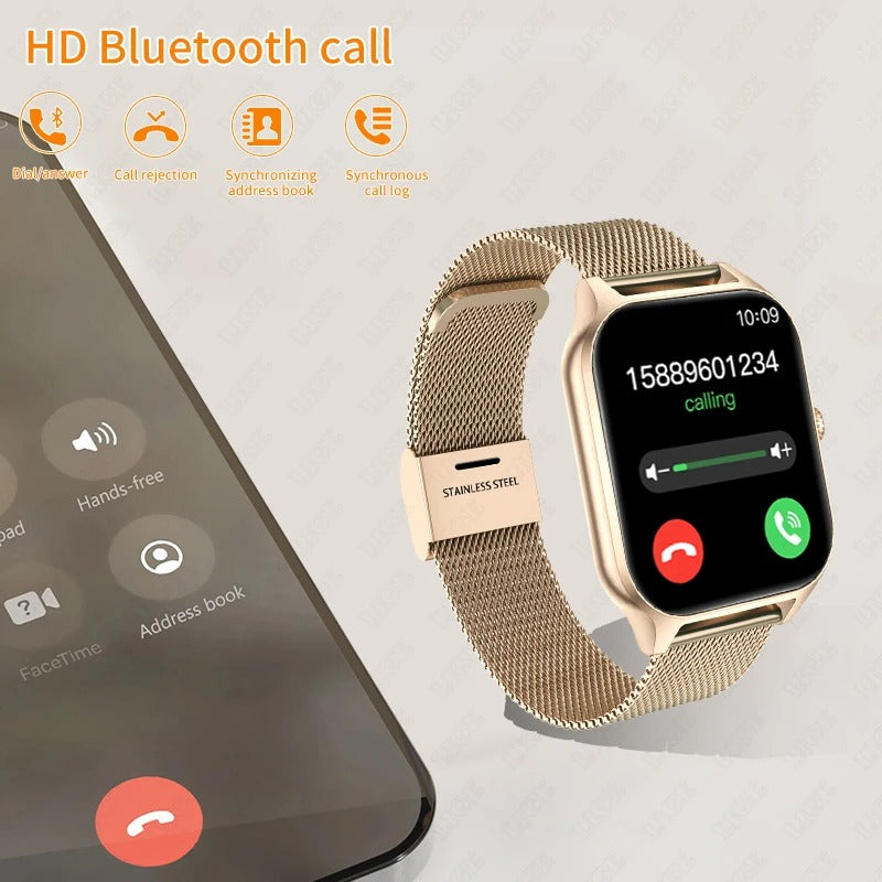 Sophisticated Women's Smartwatch for Fitness & Connectivity