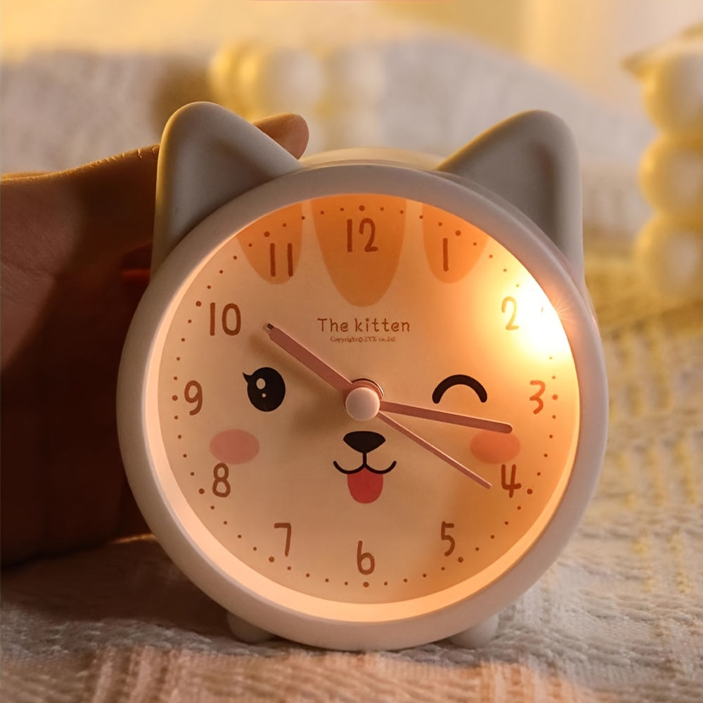 Adorable Bunny-Shaped Alarm Clock with Soft Night Light