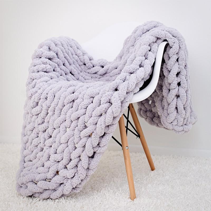 Textured Cozy Knit Blanket for Stylish Comfort