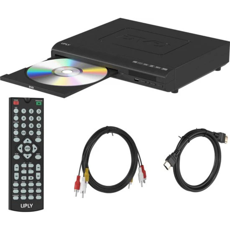 UltraClear Compact DVD Player with HDMI Output and Global Playback