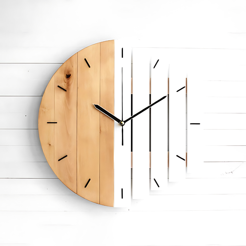 SerenityWall Quiet Minimalist Clock for Stylish Spaces