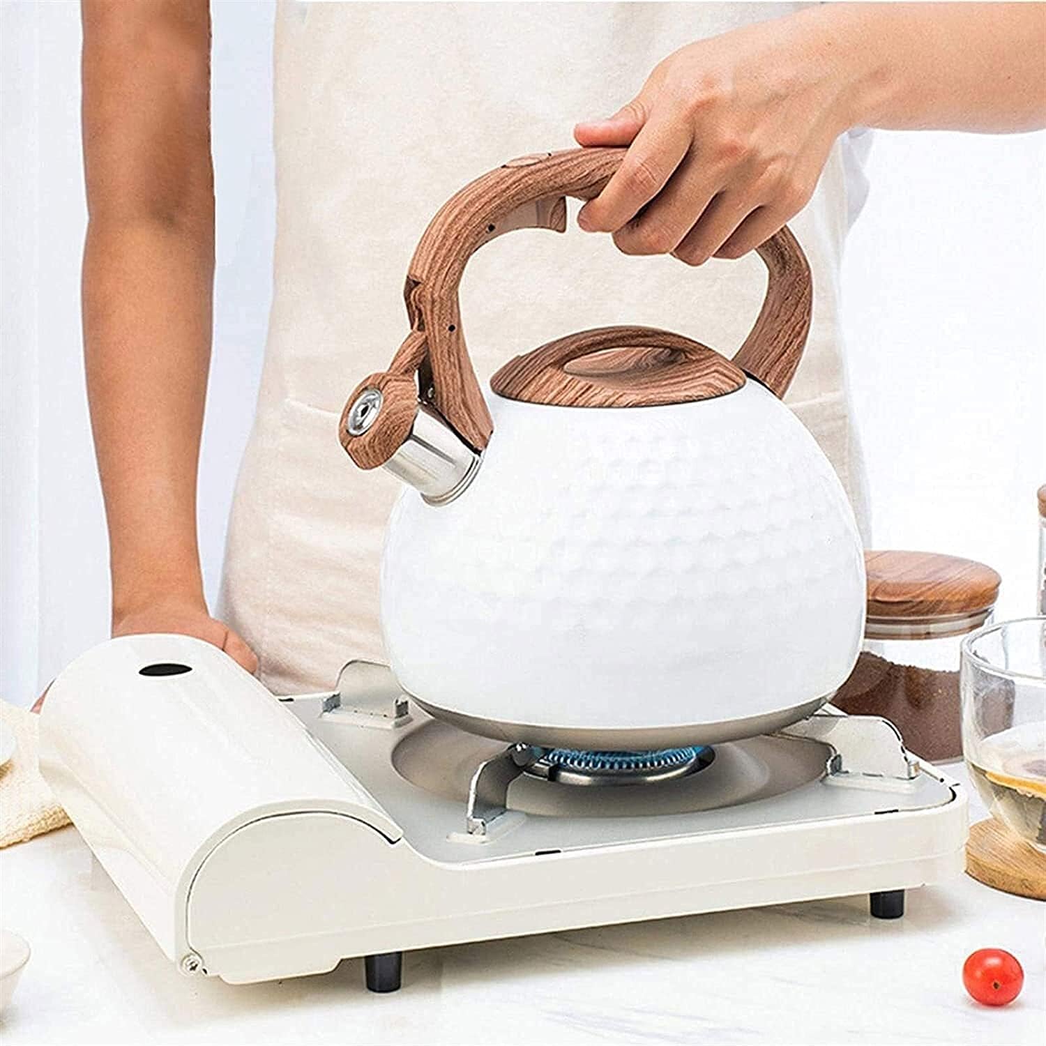 Elegant Stainless Steel Whistling Kettle – 2.8L Capacity