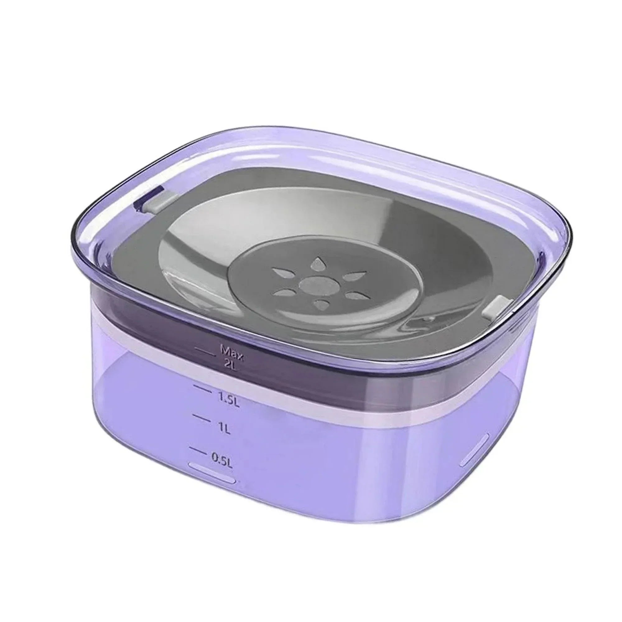 SplashGuard Pet Water Station - No-Mess Bowl for Dogs & Cats