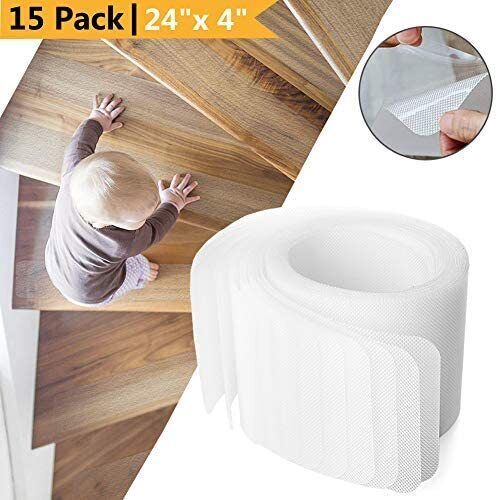 Transparent Safety Grip Tape for Stairs - Non-Slip Strips