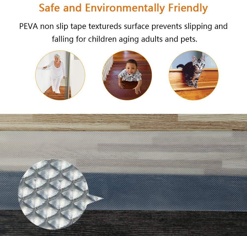 Transparent Safety Grip Tape for Stairs - Non-Slip Strips