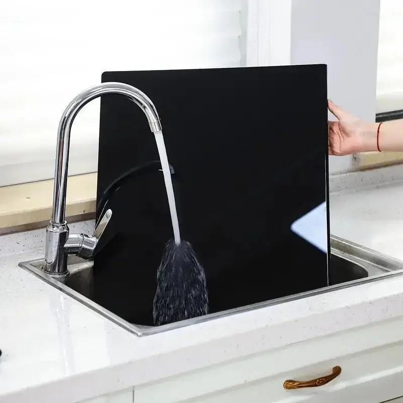 Stylish Acrylic Cutting Board with Edge for Safe Prep