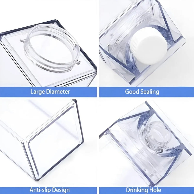 Transparent Milk Carton - ClearSip