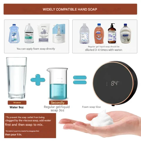 SmartSense Touchless Soap Dispenser with LED Display