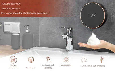 SmartSense Touchless Soap Dispenser with LED Display