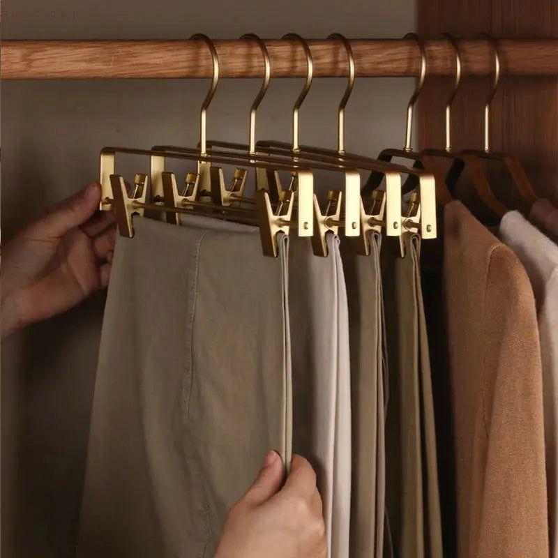 Matte Non-Slip Trouser Hangers - Set of 5 for Organized Closets