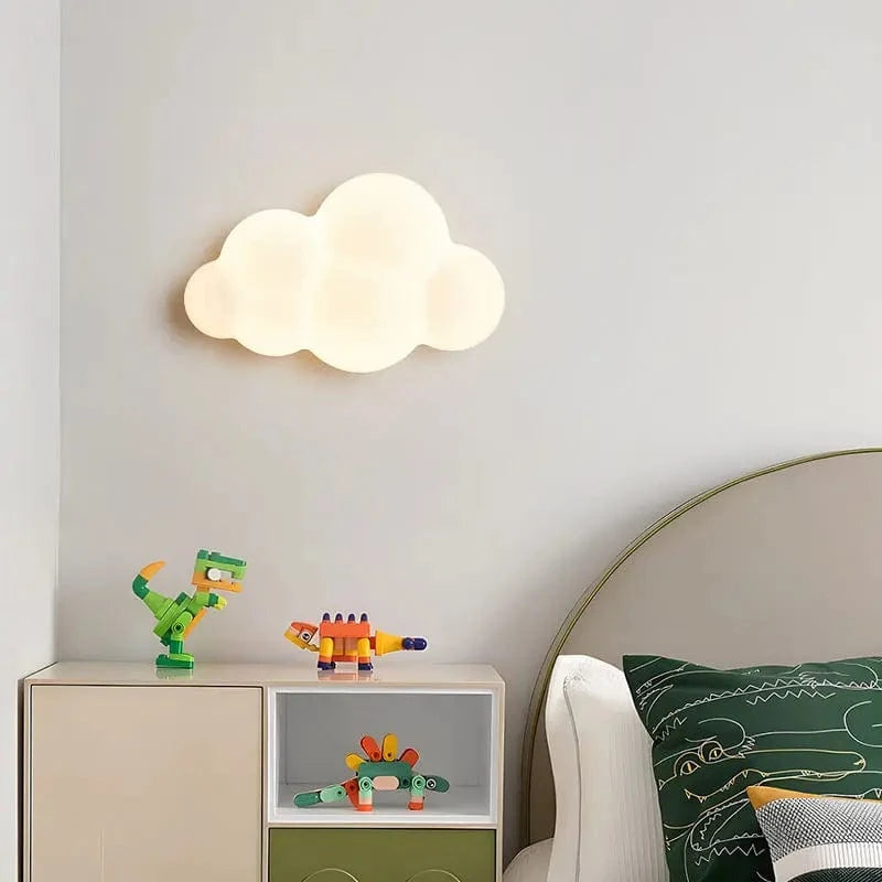 Cloud & Star LED Wall Light for Cozy Spaces