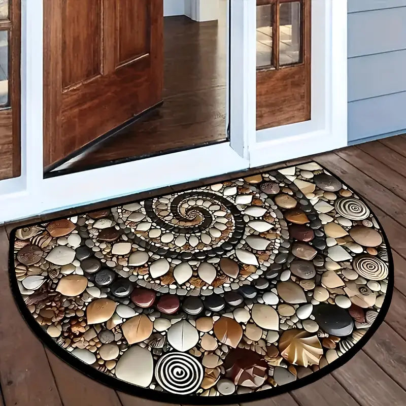 Seaside Charm - Artisan Coastal Doormat with Secure Grip