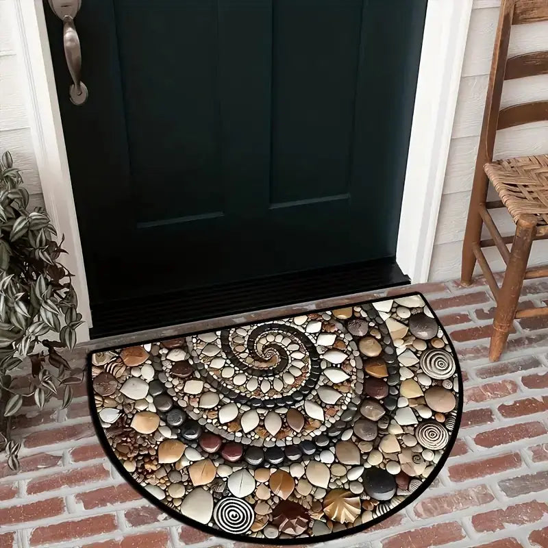 Seaside Charm - Artisan Coastal Doormat with Secure Grip