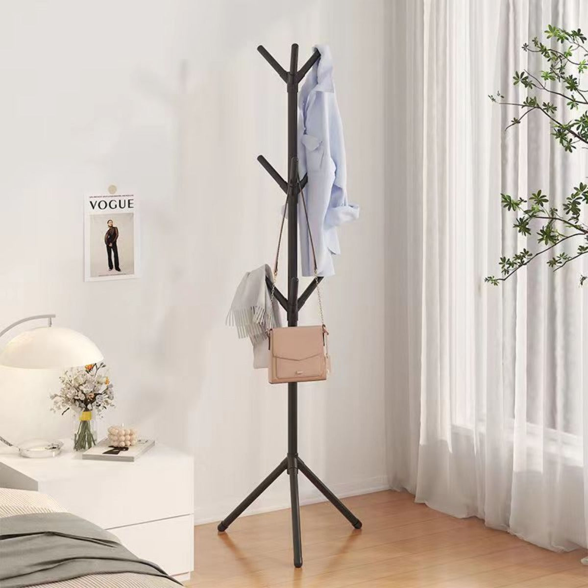 Stylish Wall-Mounted Coat Hook in Chic Branch Design