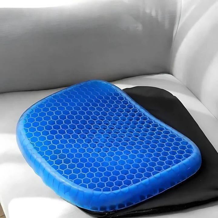 ComfortFlex - Supportive Gel Seat Cushion for Back & Tailbone Relief
