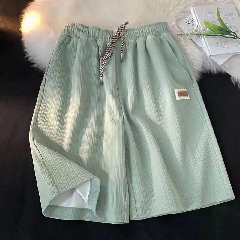 Summer Comfort Sports Shorts in Breathable Ice Silk Fabric
