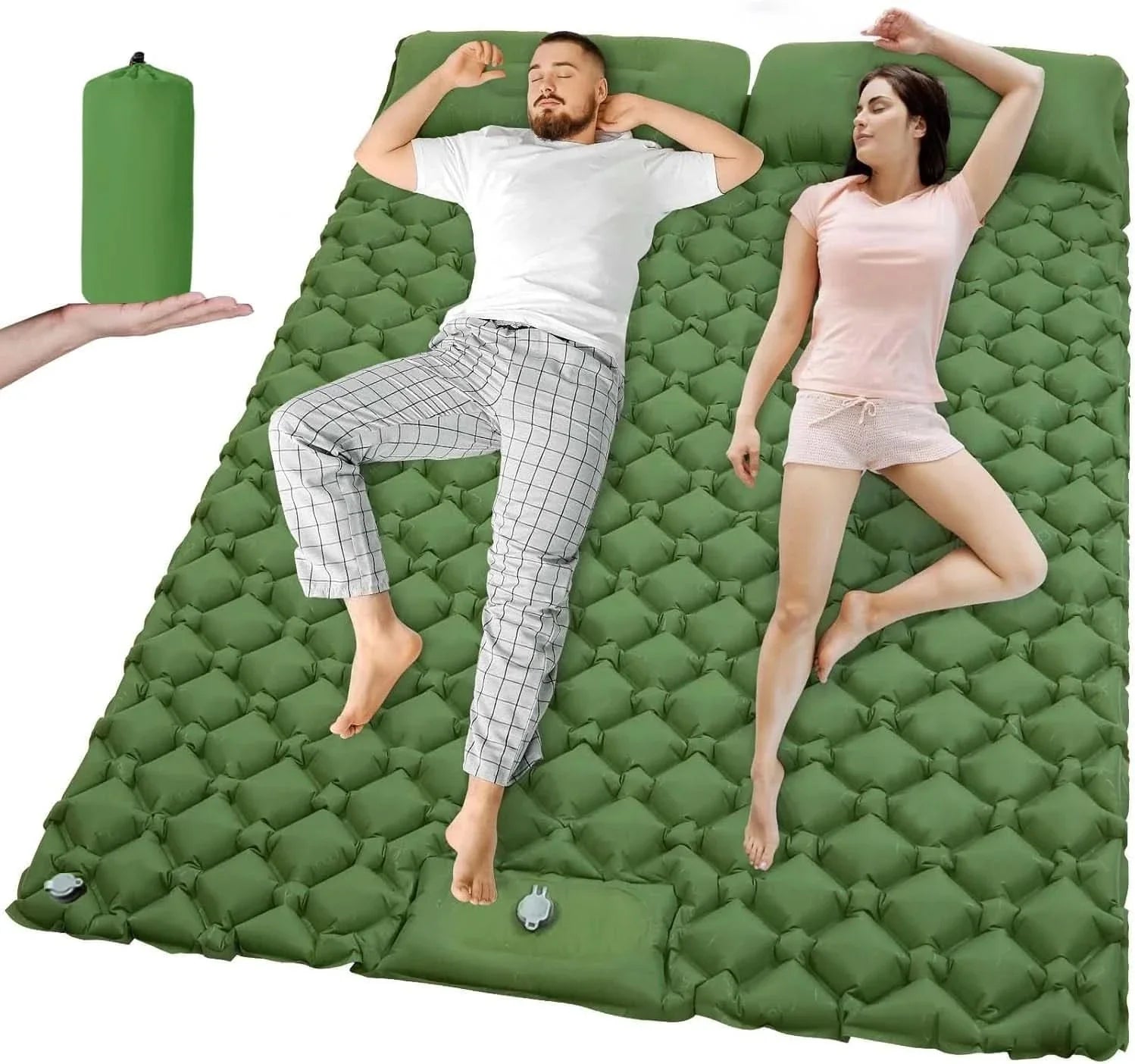 Inflatable Camping Mattress – Extra Wide for Maximum Comfort