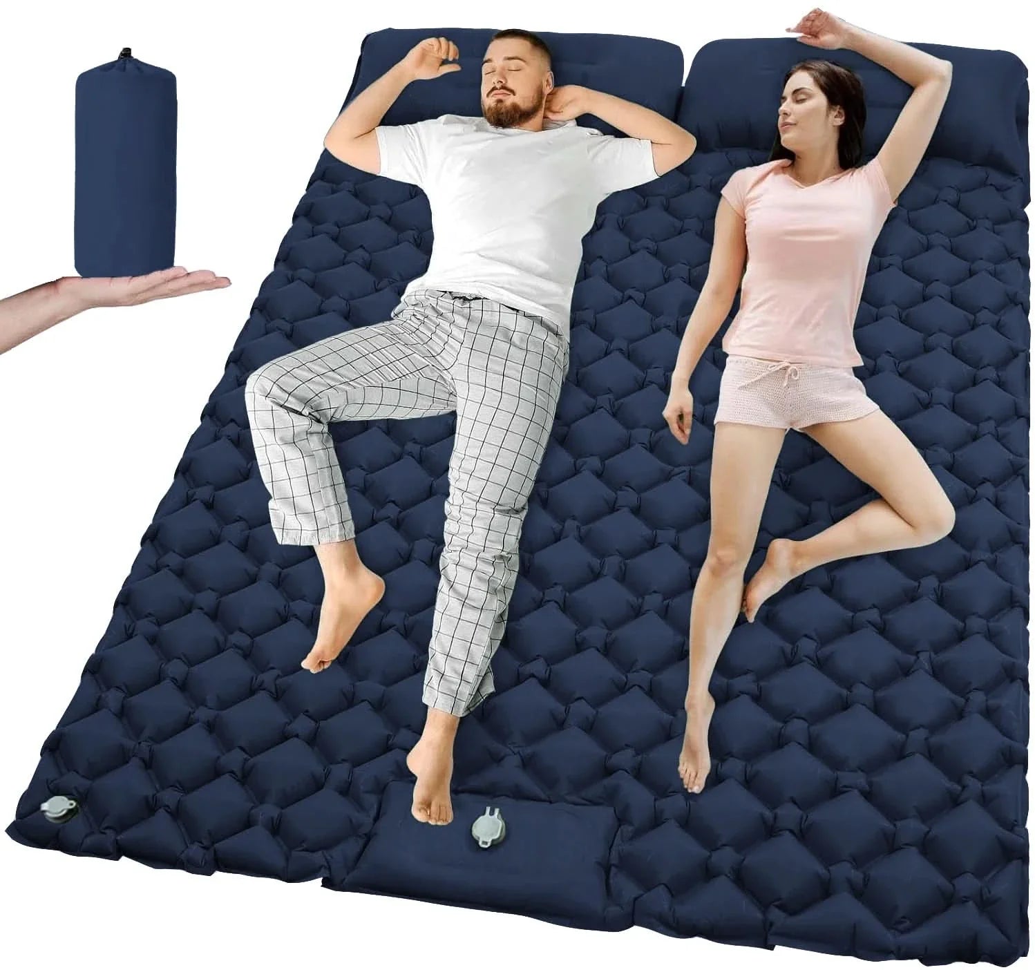 Inflatable Camping Mattress – Extra Wide for Maximum Comfort