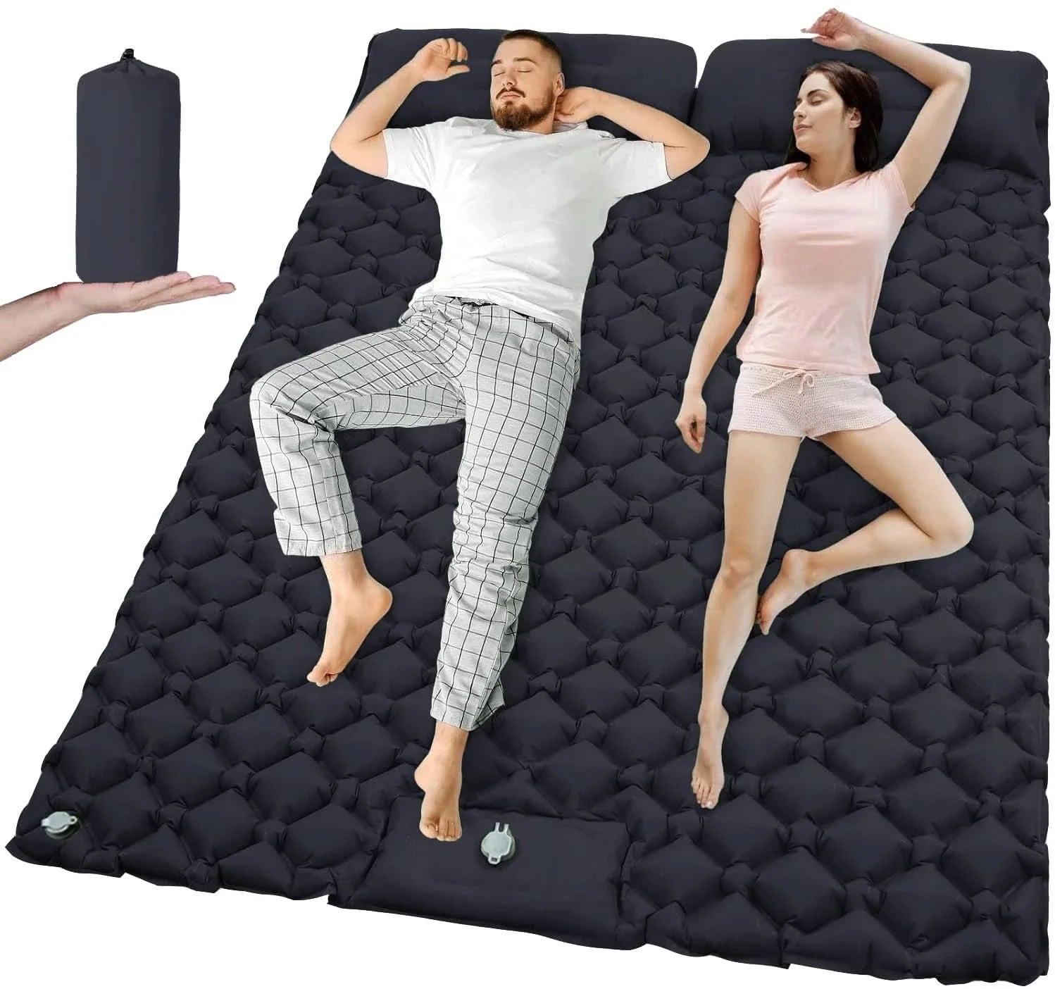 Inflatable Camping Mattress – Extra Wide for Maximum Comfort
