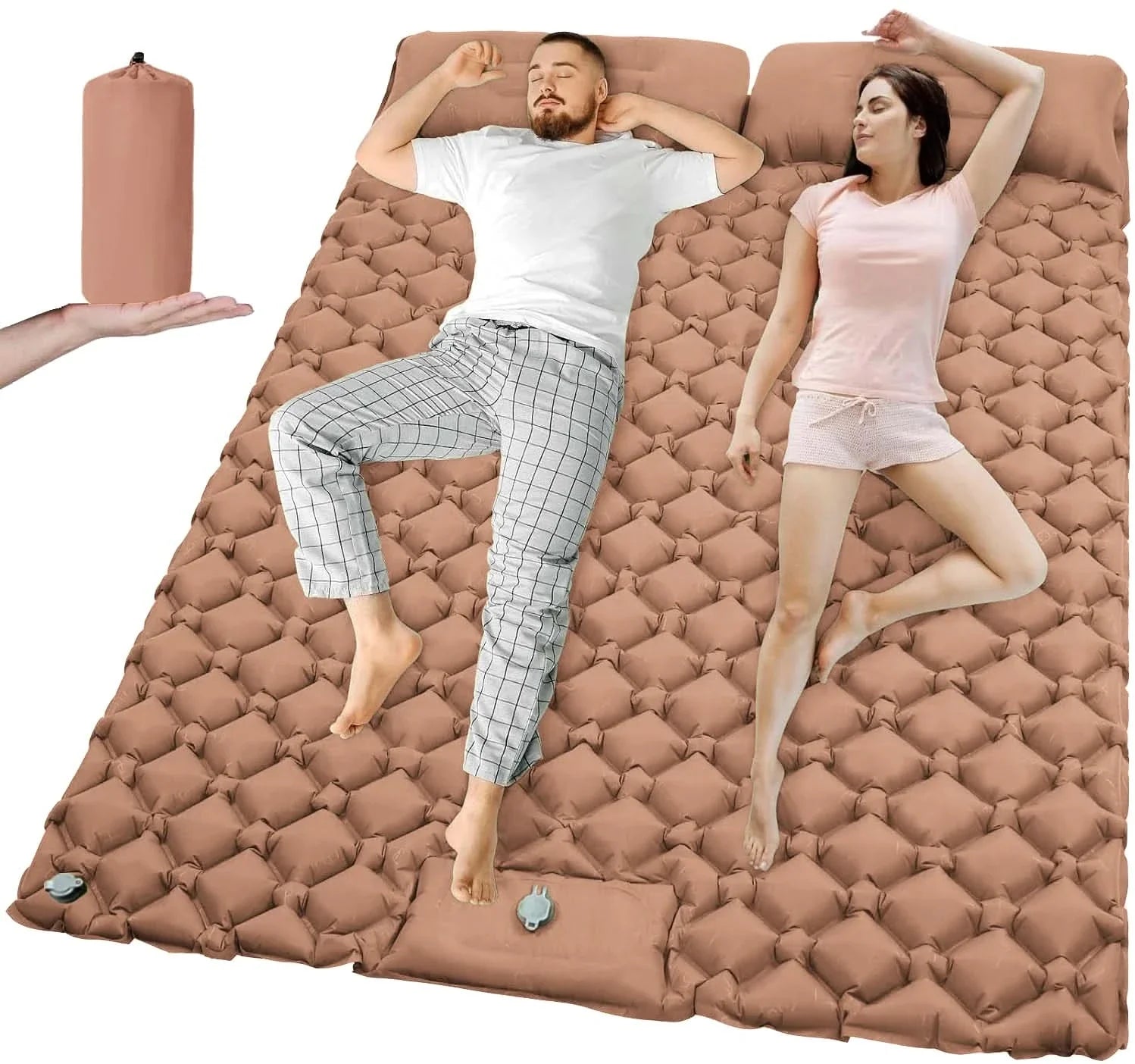 Inflatable Camping Mattress – Extra Wide for Maximum Comfort