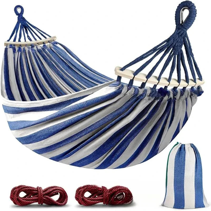 Cozy Outdoor Canvas Hammock – Hang and Relax Anywhere