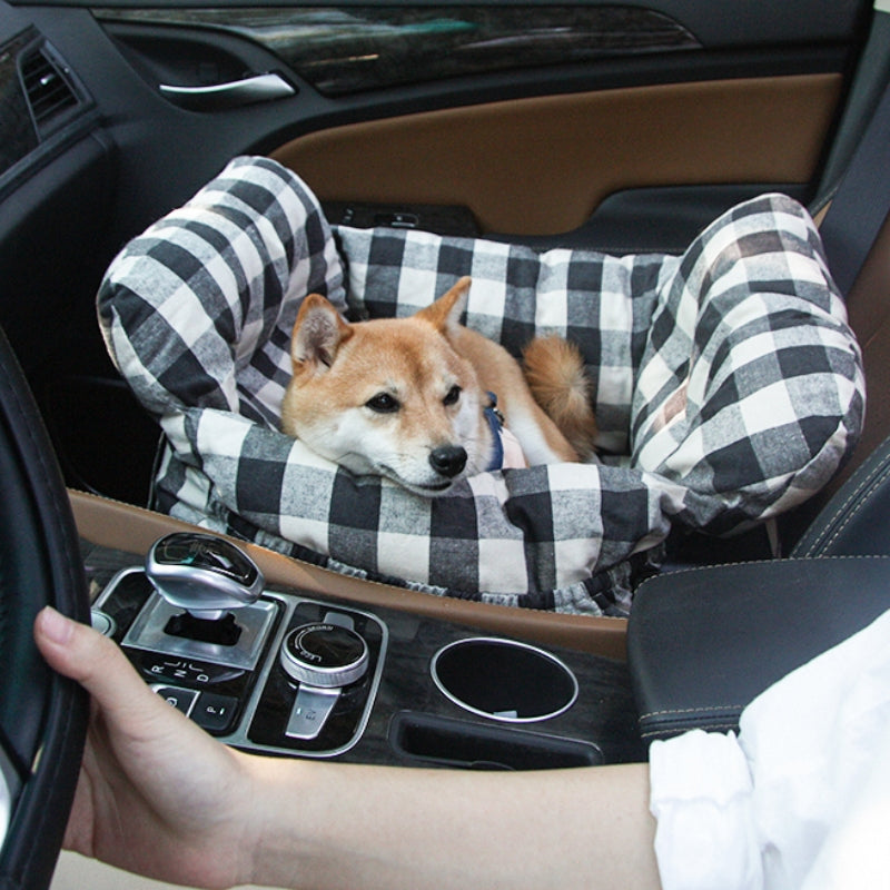 PetComfort Travel Seat: Cozy Car Bed for Dogs
