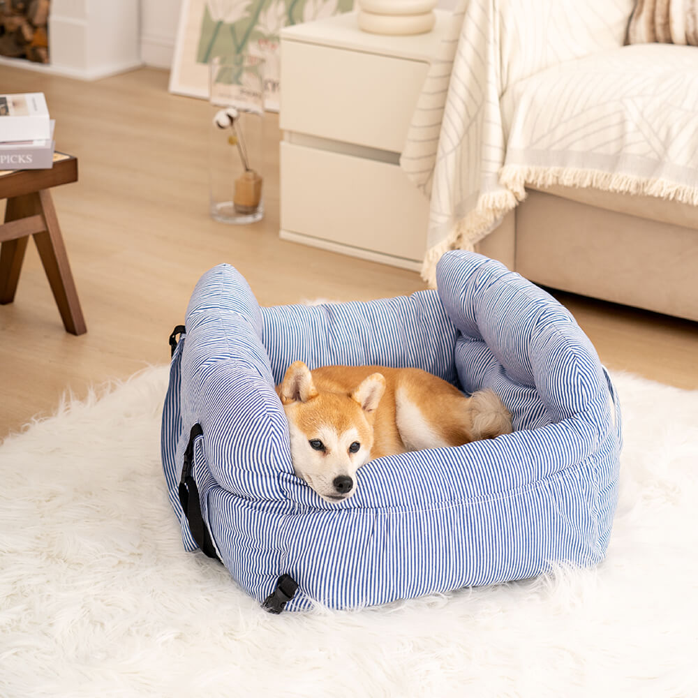 PetComfort Travel Seat: Cozy Car Bed for Dogs