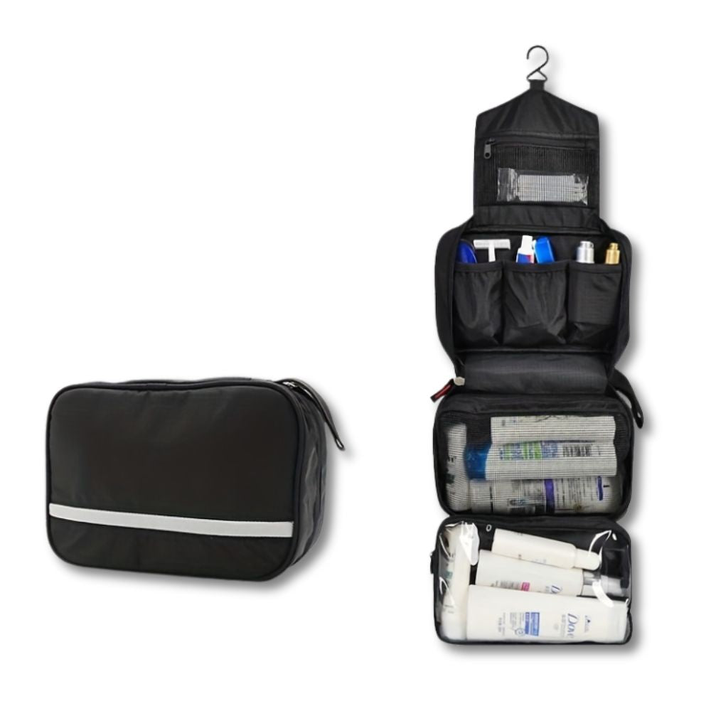Versatile Travel Toiletry Organizer with Smart Storage Solutions