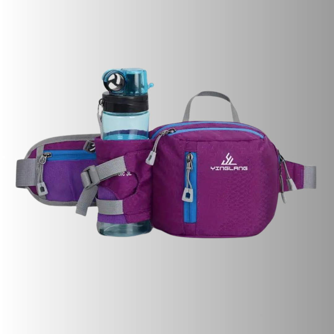Versatile Outdoor Waist Pack with Hydration Holder