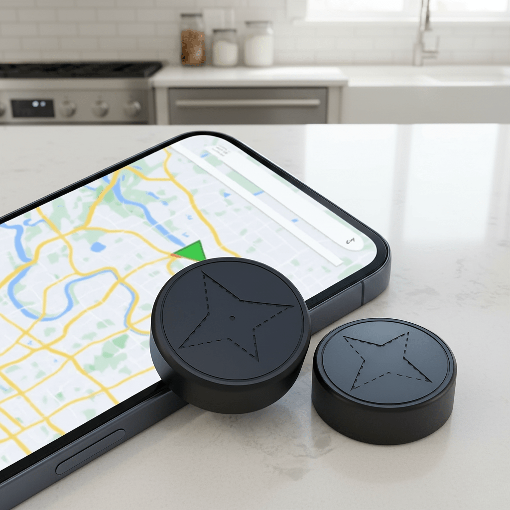 SecureTrack - Mini GPS Vehicle Tracker with Magnetic Attachment