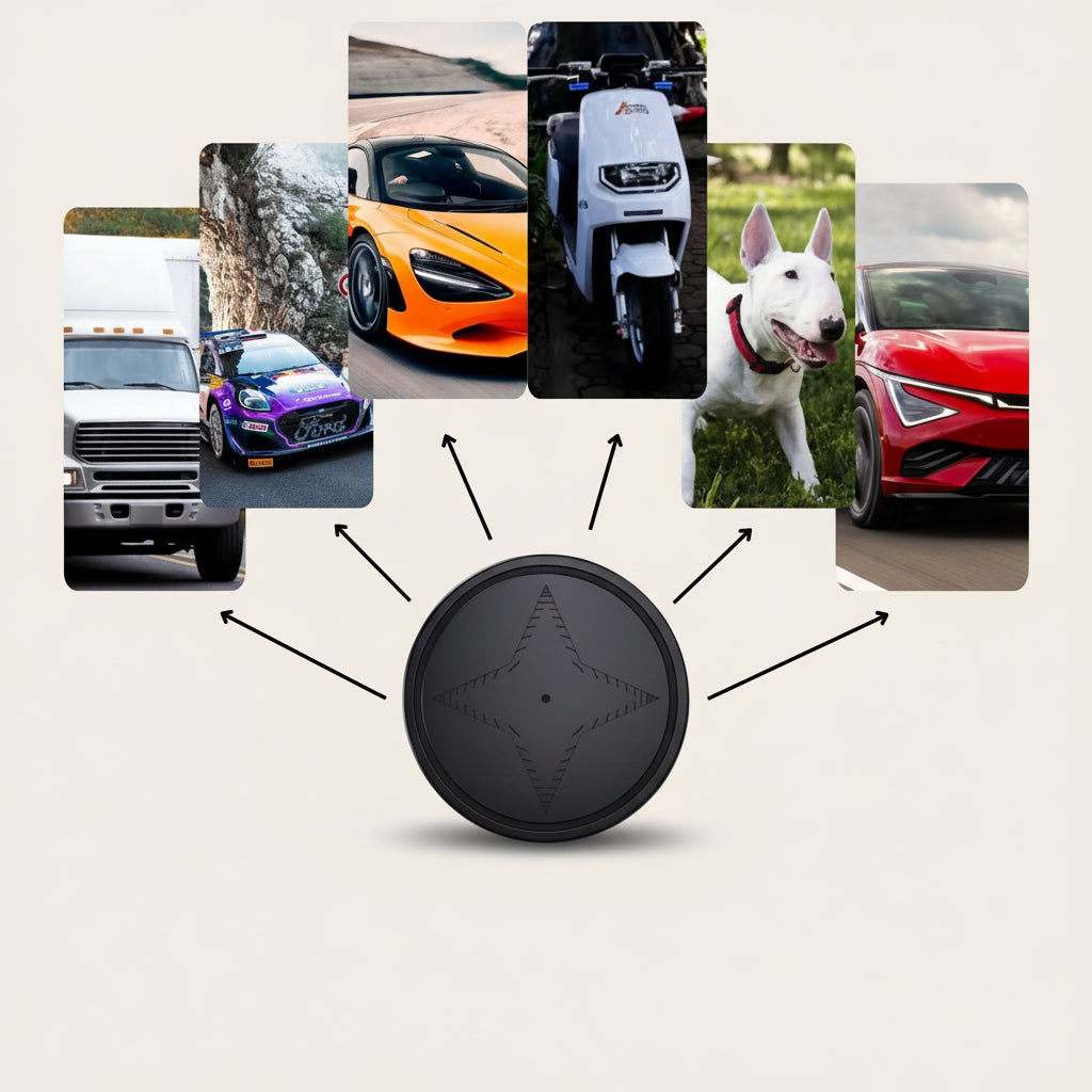 SecureTrack - Mini GPS Vehicle Tracker with Magnetic Attachment