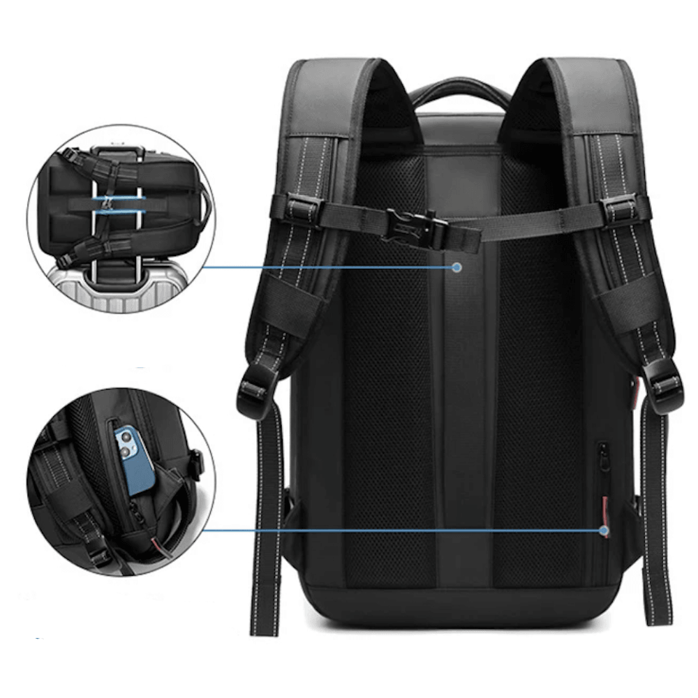 SmartPack Expandable Travel Backpack with Vacuum Compression