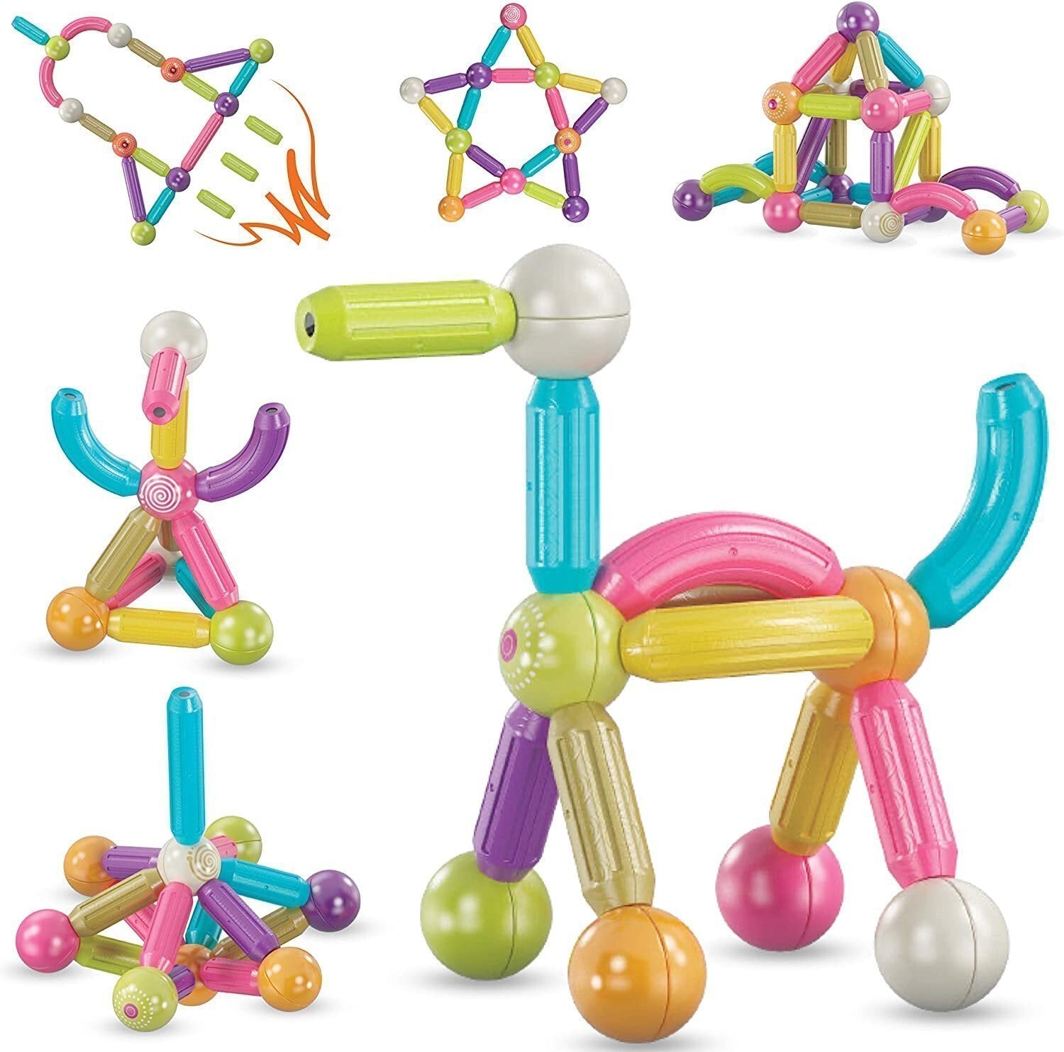 Magnetic Educational Toy for Kids - Connect-It Game