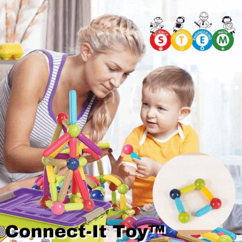 Magnetic Educational Toy for Kids - Connect-It Game