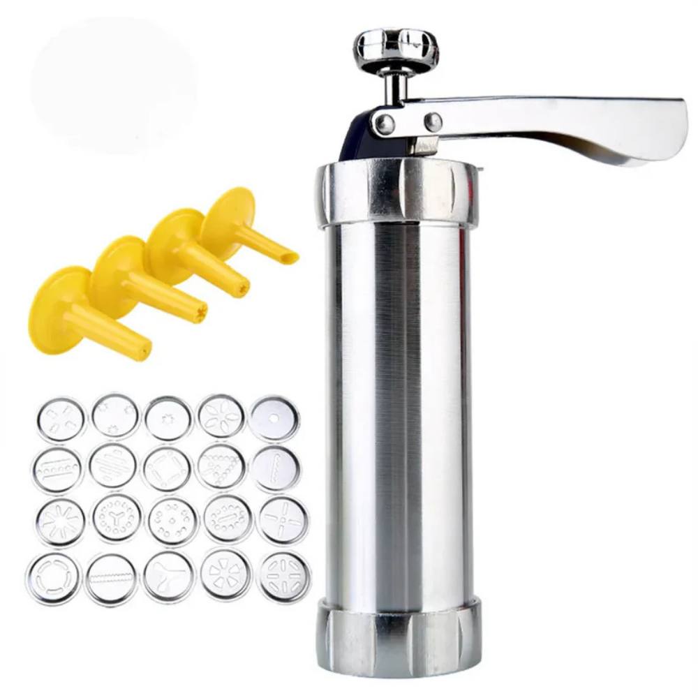 Dough Designer Manual Press with 20 Shape Discs & 4 Nozzles