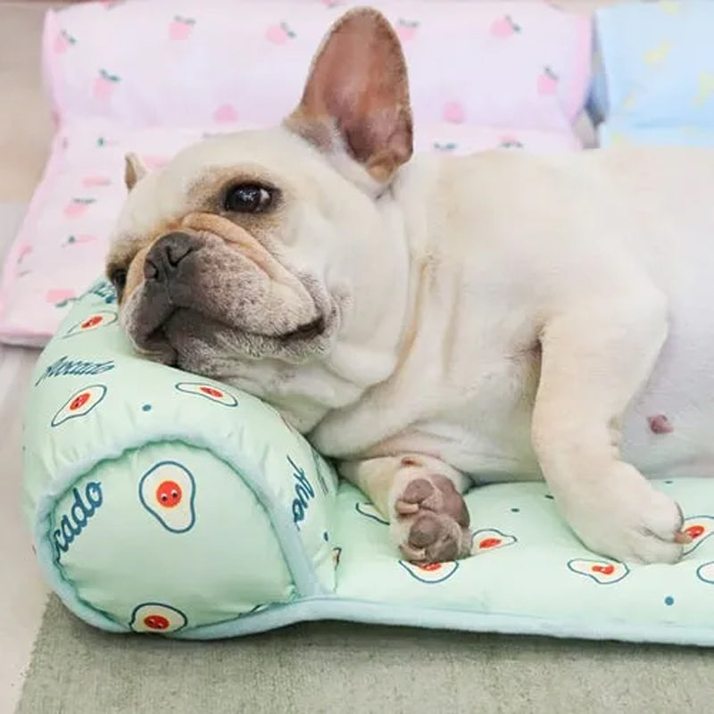 Cooling Mat for Dogs and Cats Made from Ice Silk