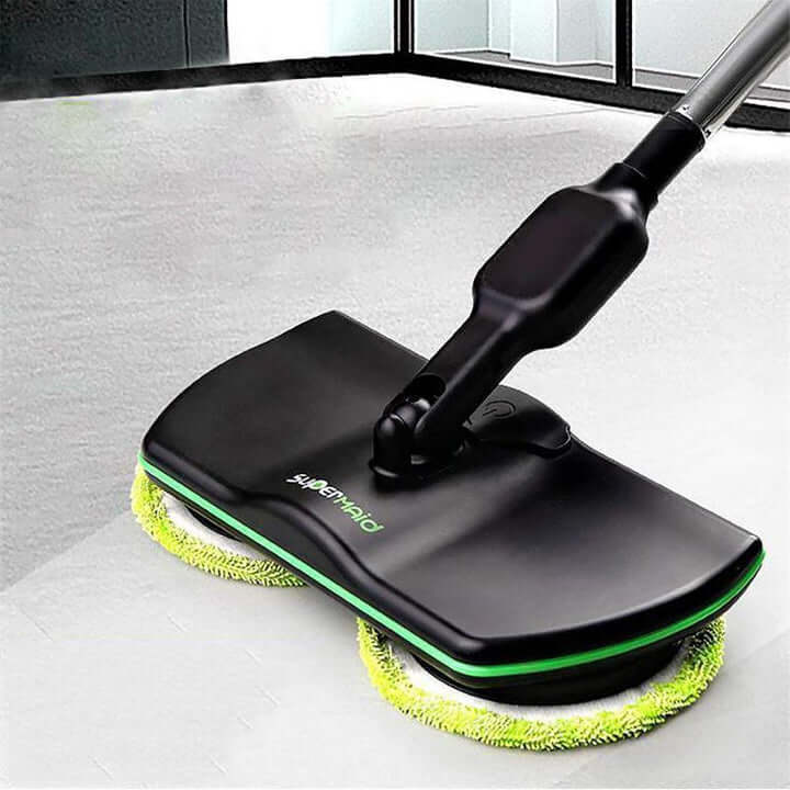 Rechargeable Cordless Floor Cleaner with Dual Spin Technology