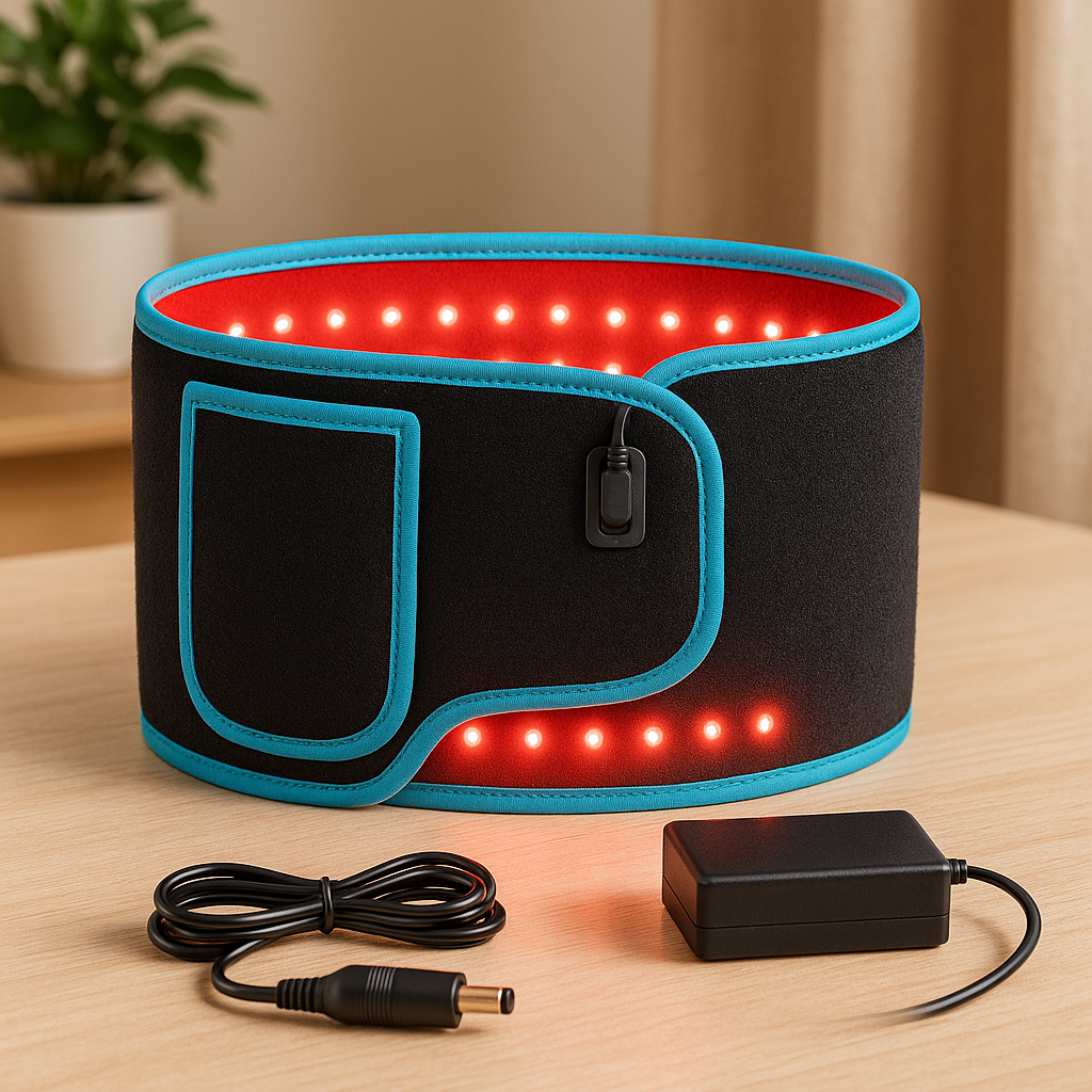 Red Light Therapy Belt – Shape a Confident, Pain-Free Waist with Light Energy