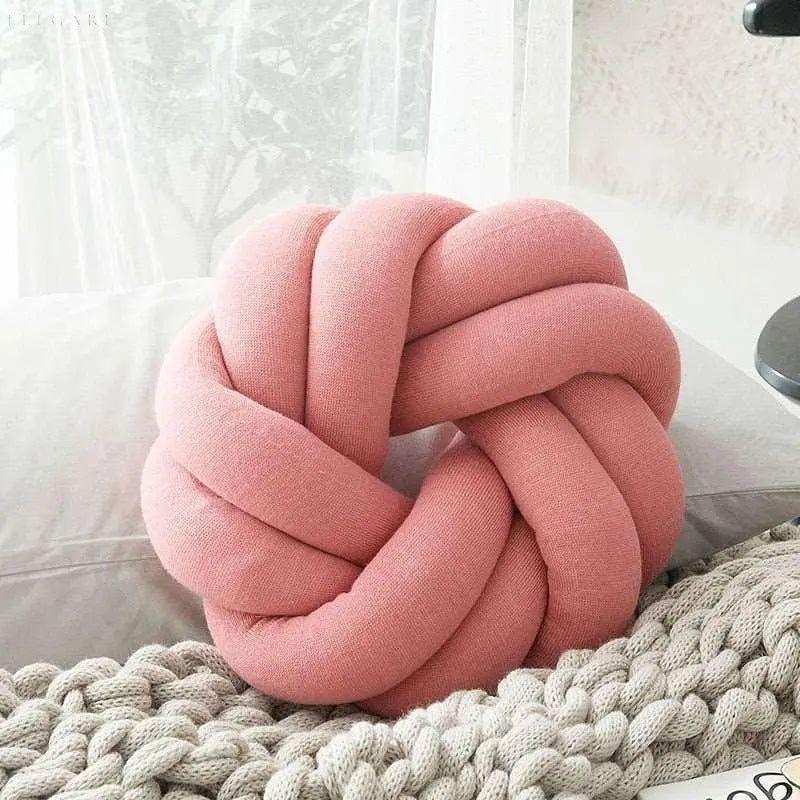 Chic Cotton Comfort Knot Cushion