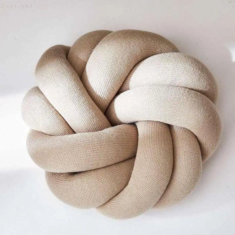 Chic Cotton Comfort Knot Cushion