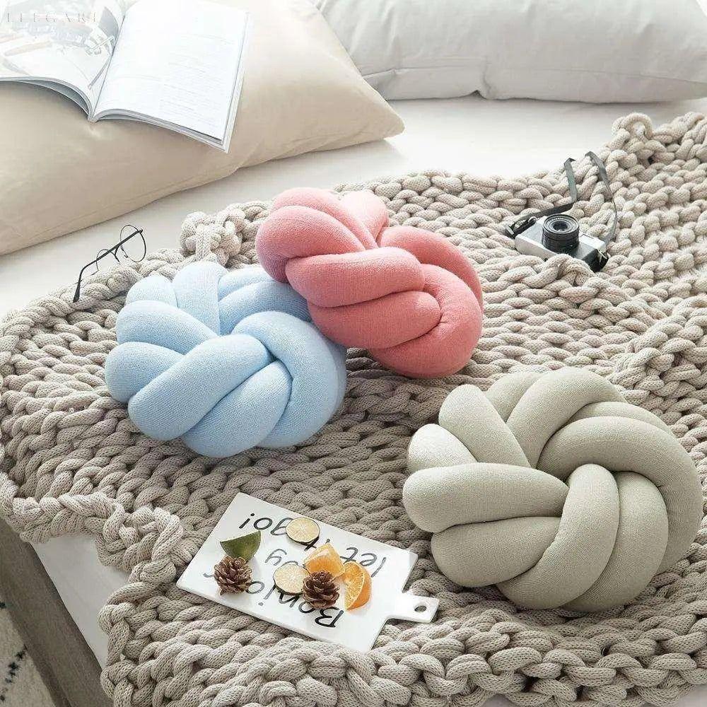 Chic Cotton Comfort Knot Cushion