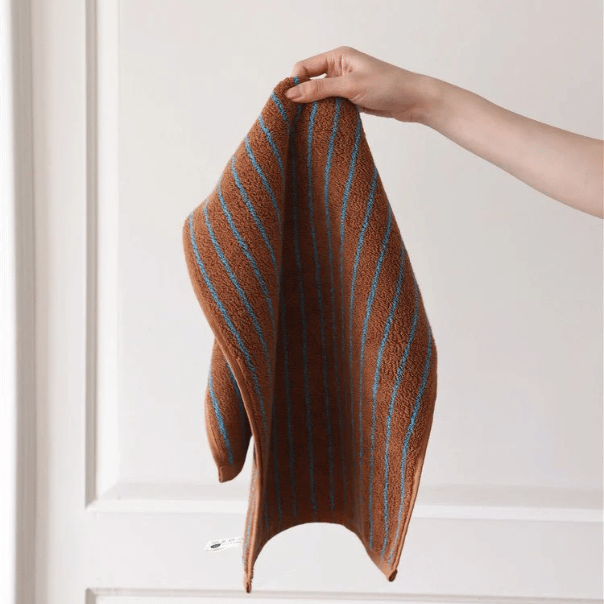 Luxurious Striped Combed Cotton Bath Towel – Rectangle Shape
