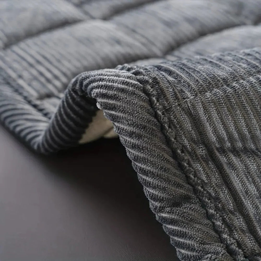 Premium Sofa Shield with Quilted Microfiber and Non-Slip Base
