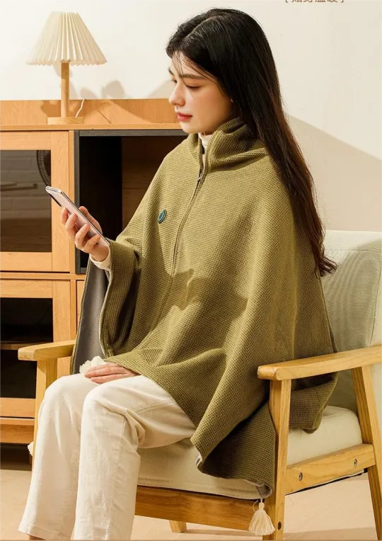 WarmNest USB Rechargeable Heated Fleece Throw Blanket