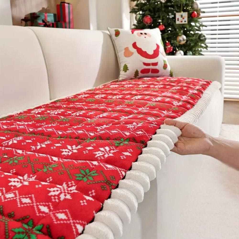 JollyComfort - Festive Microfiber Sofa Protector for 1-4 Seat Sofas
