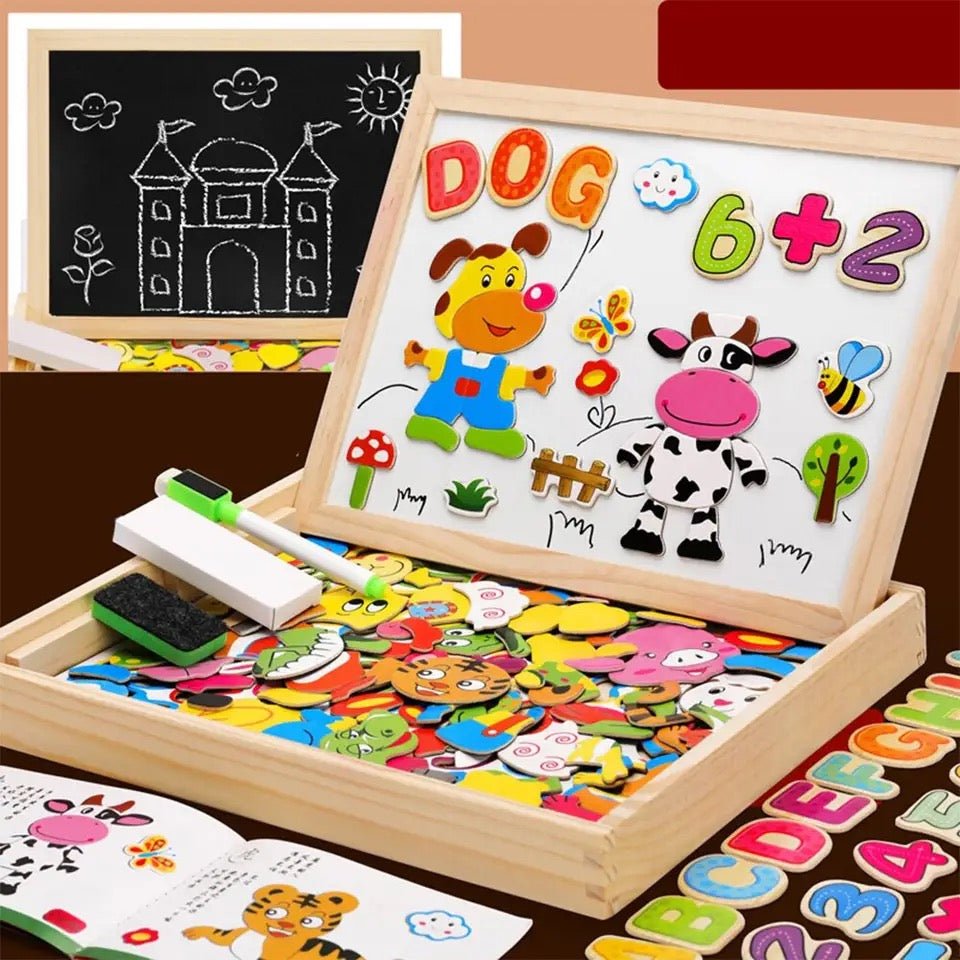 Dual-Surface Creative Learning Board for Kids