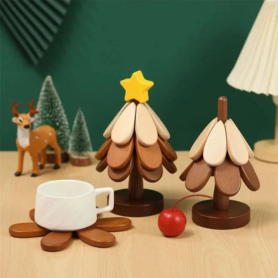 Insulation Pad for Hot Cookware – Decorative Wooden Design