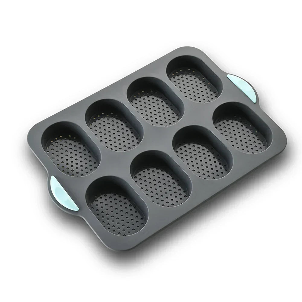 Non-Stick Silicone Baguette Baking Mold for Crispy Bread